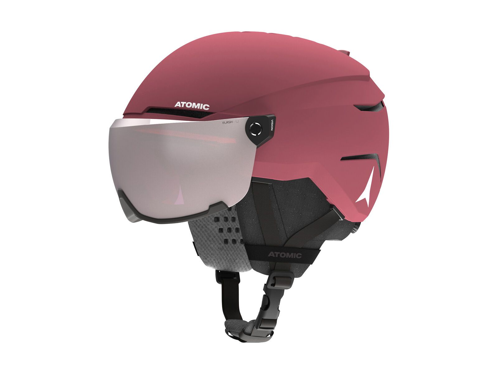 Atomic Savor Visor JR, Silver Flash / maroon - Bild 1