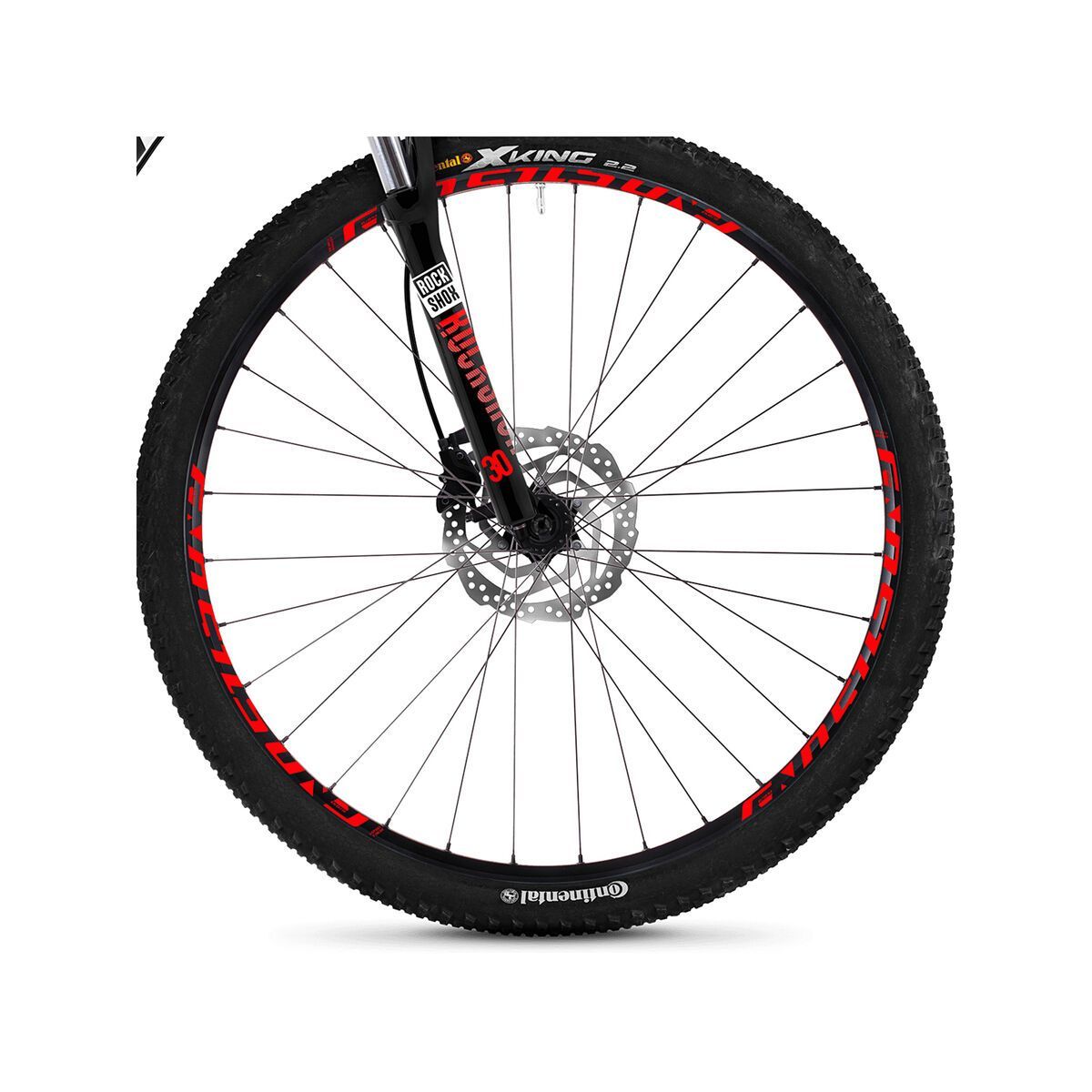 Ghost Kato 7.9 AL, star white/night black/fiery red - Bild 3