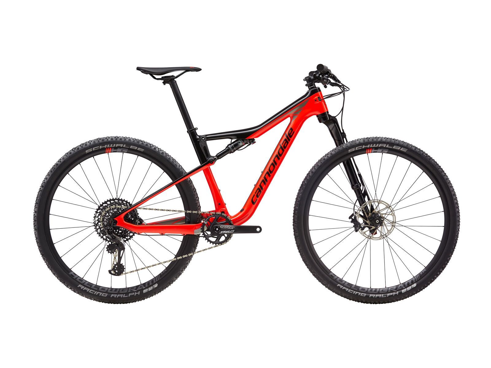 Cannondale Scalpel-Si Carbon 3, acid red w/ jet black and meteor gray - gloss - Bild 1