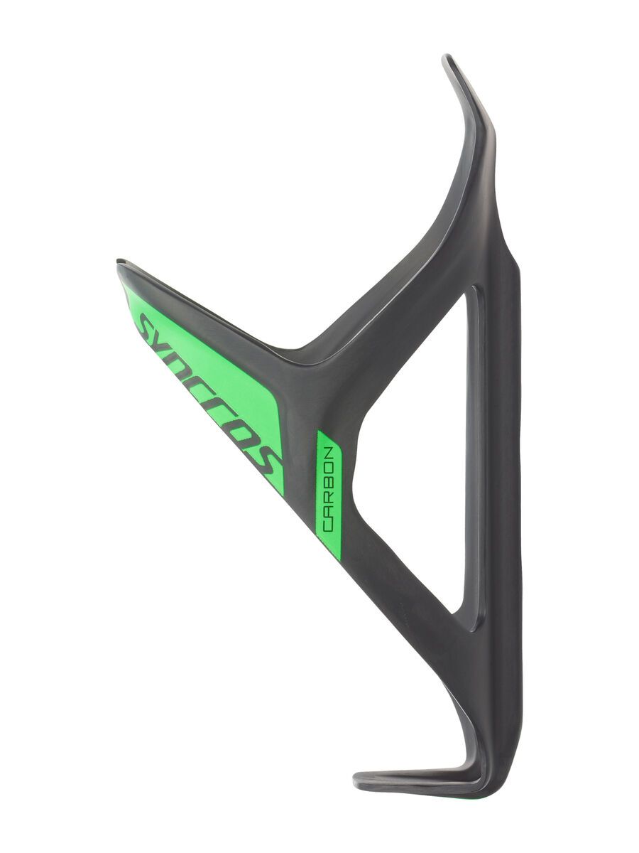 Syncros Bottle Cage Carbon 1.0, black/neon green - Bild 2