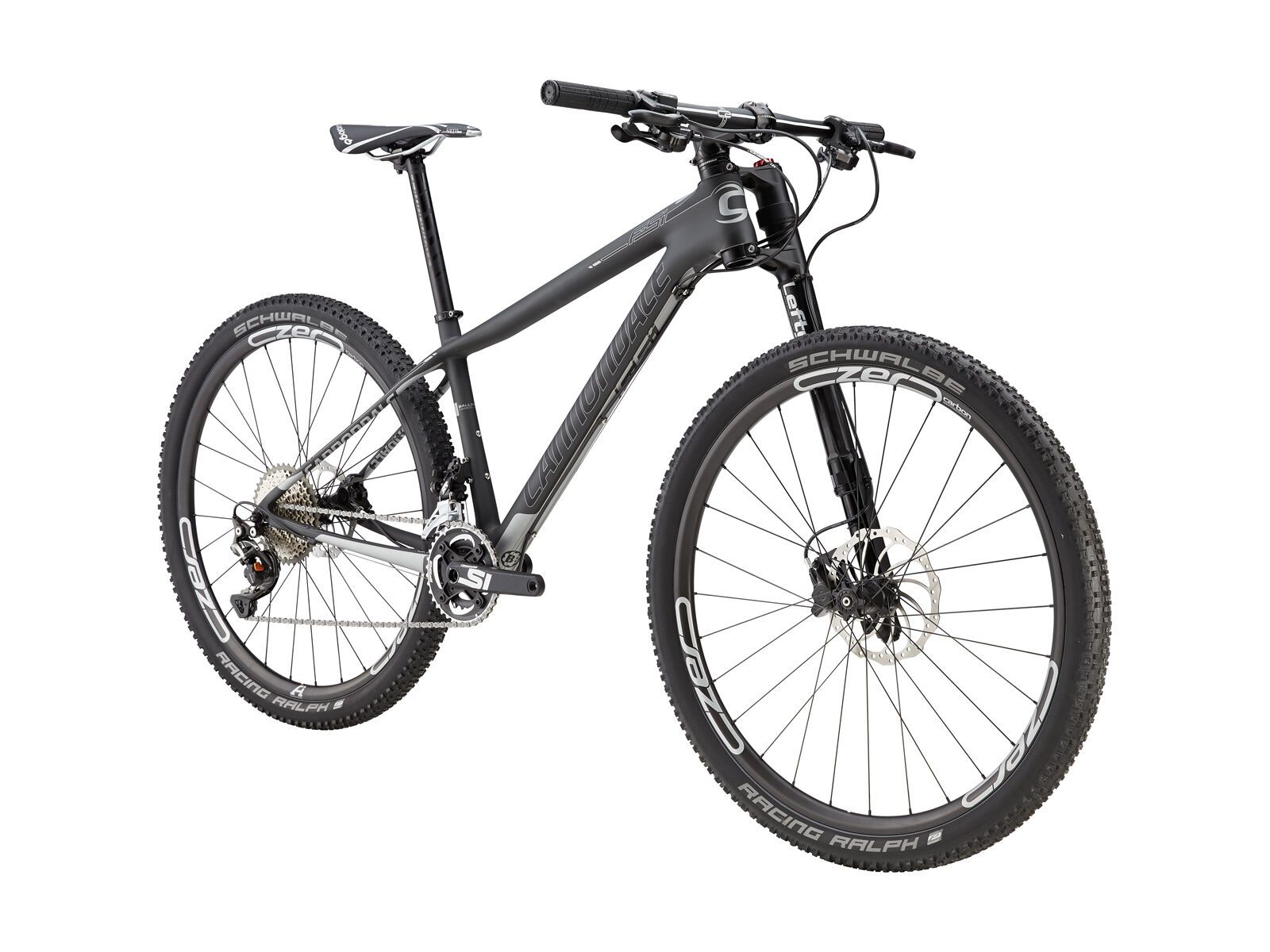 Cannondale F-SI Carbon Women's 1, nearly black w/ jet black, silver, matte - Bild 2