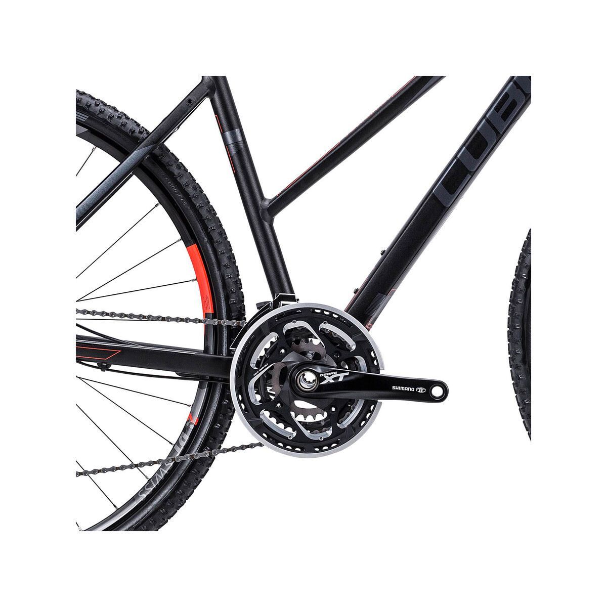 Cube Tonopah Pro Trapeze, black anodized flashred - Bild 3