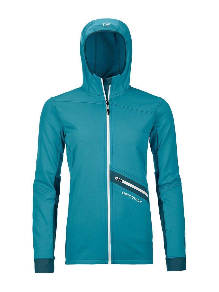 Ortovox Merino Fleece Light Tec Hoody W, aqua - Bild 1