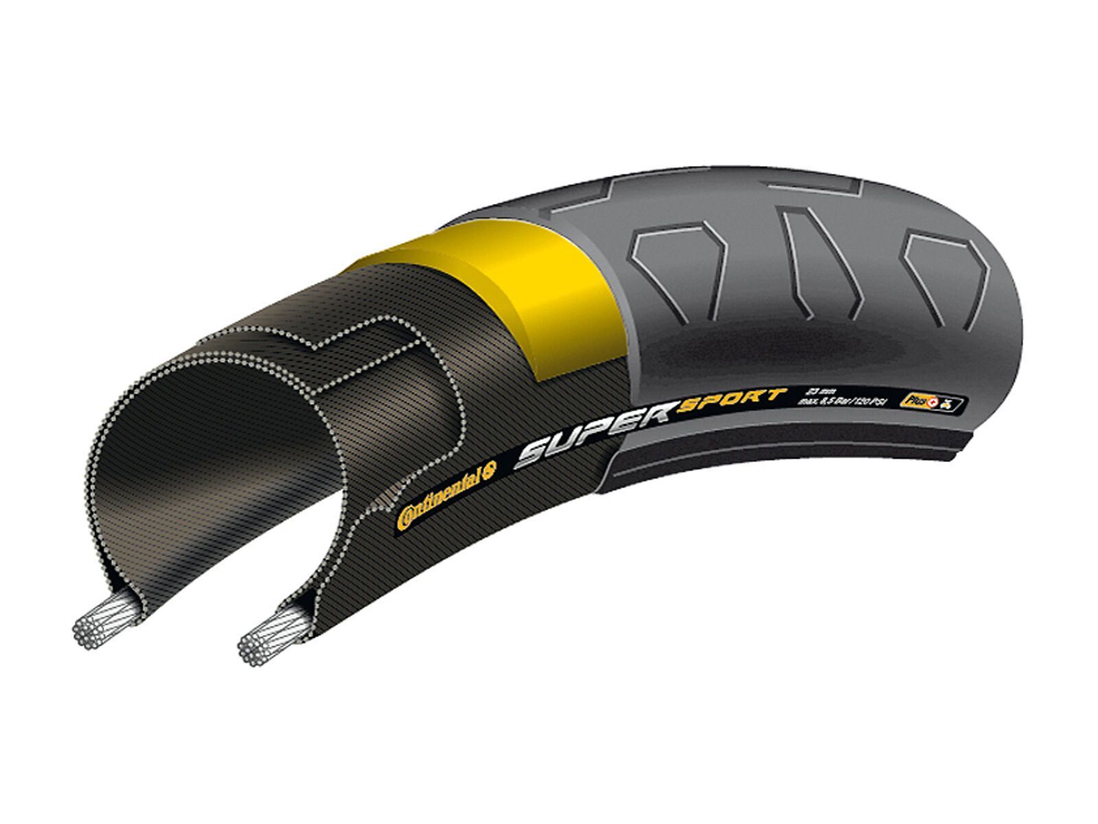 Continental Super Sport Plus - 700C, black - Bild 3