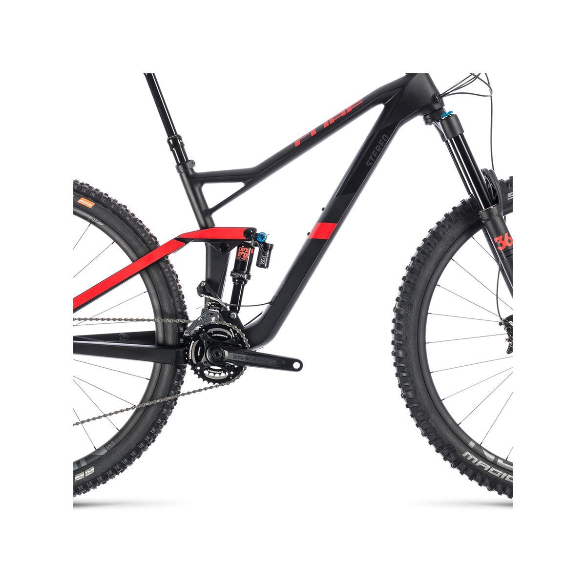 Cube Stereo 150 C:62 Race 29, carbon´n´red - Bild 3