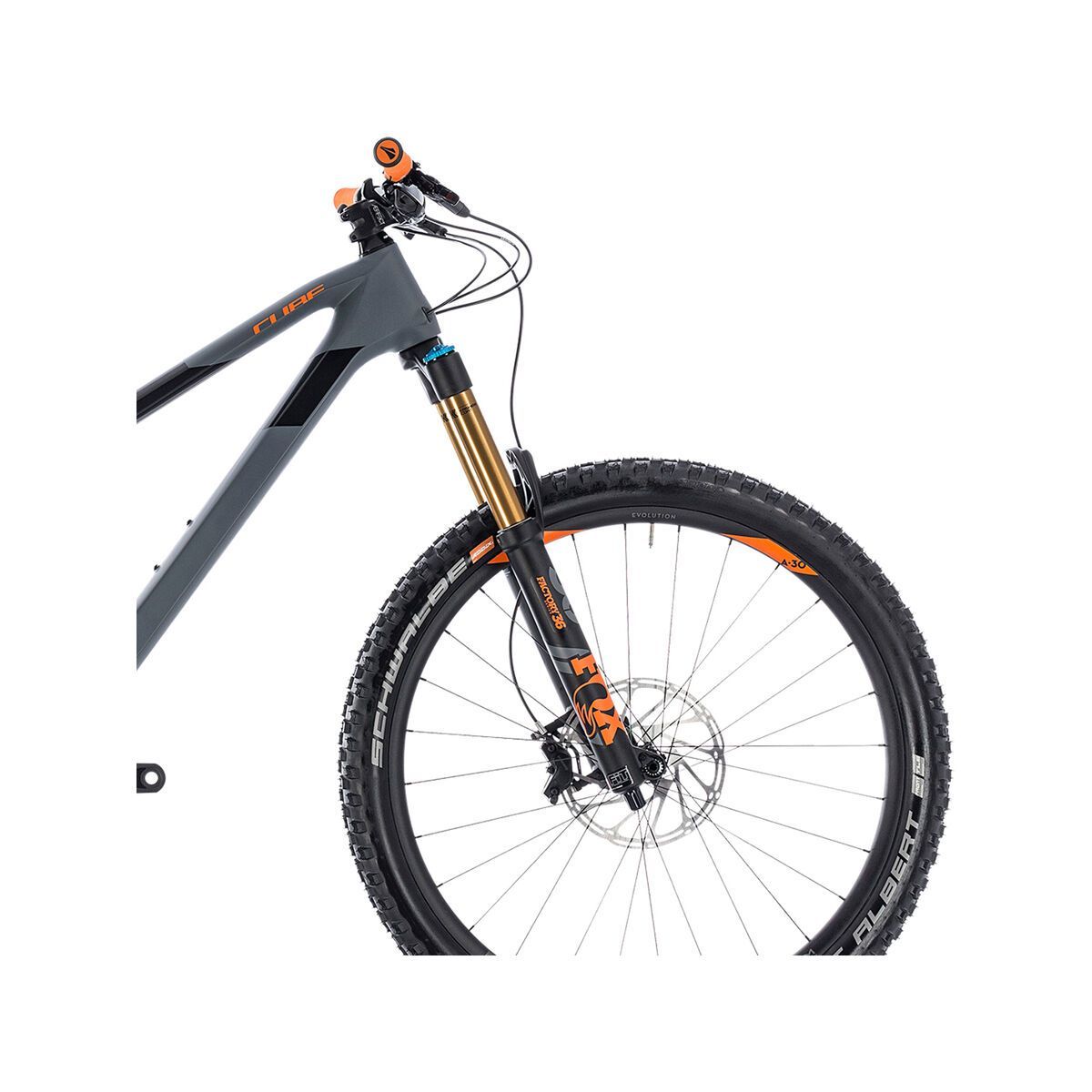 Cube Stereo 140 HPC TM 27.5, grey´n´orange - Bild 7