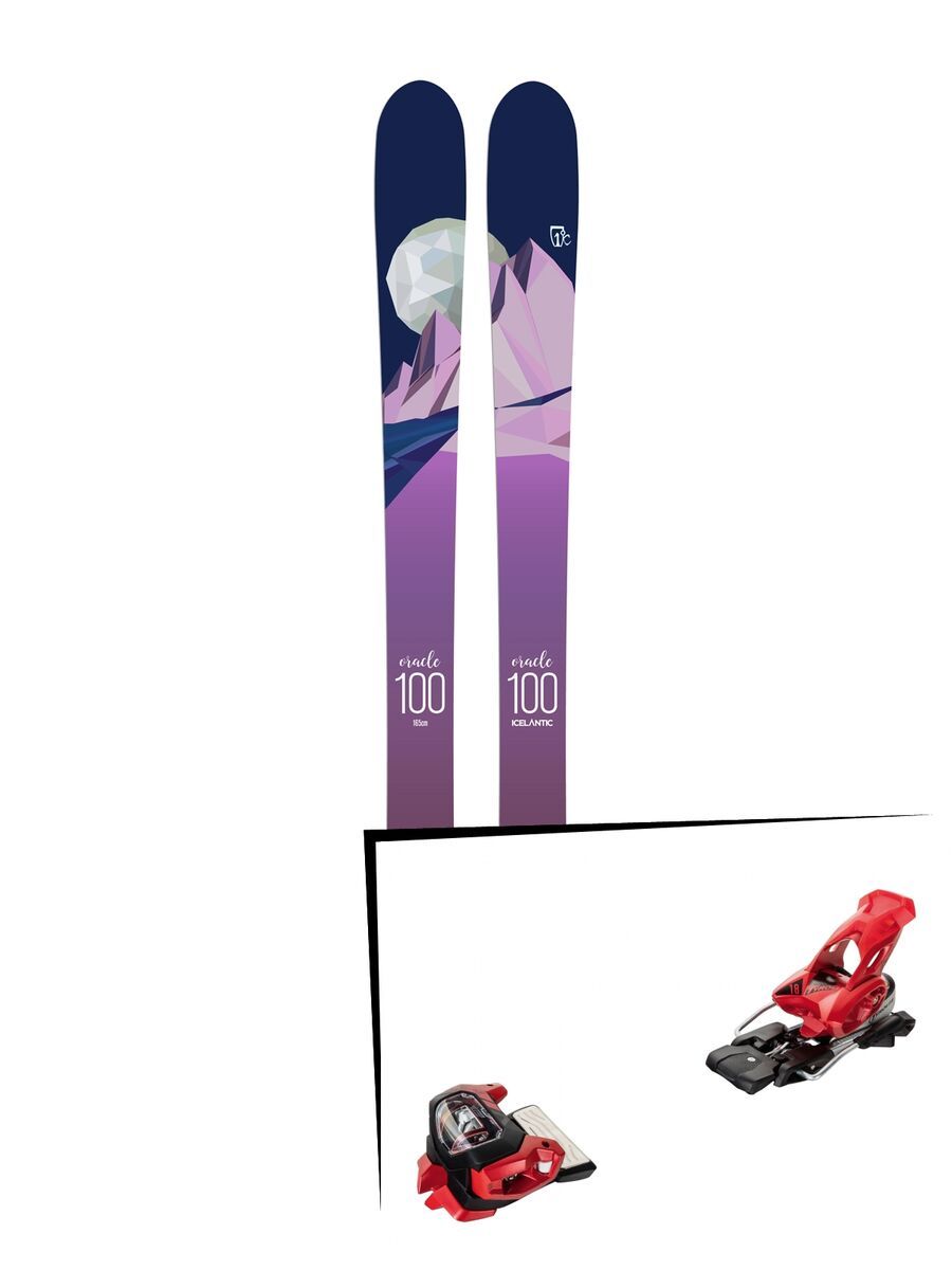 Set: Icelantic Oracle 100 2018 + Tyrolia Attack² 18 X GW red - Bild 1