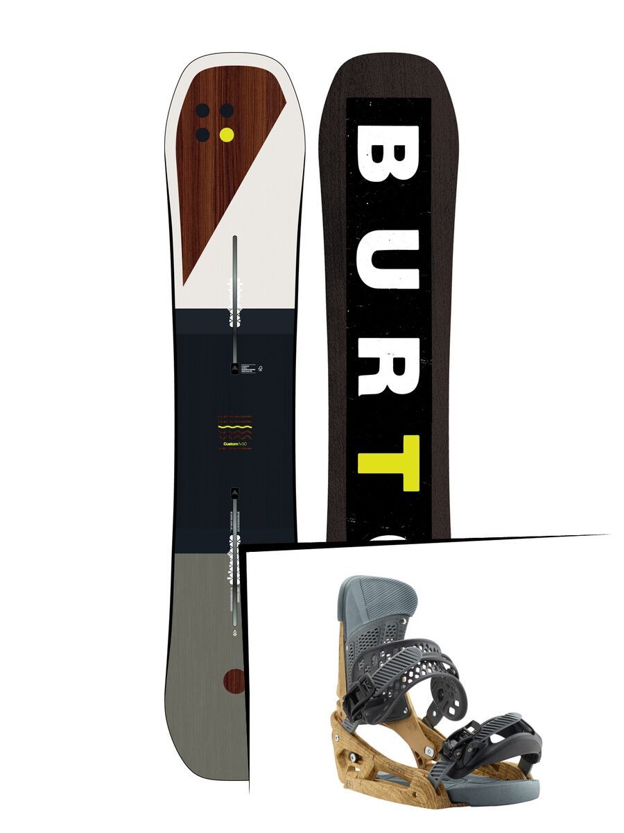 Set: Burton Custom Flying V 2019 +  Malavita EST (1931046S) - Bild 1