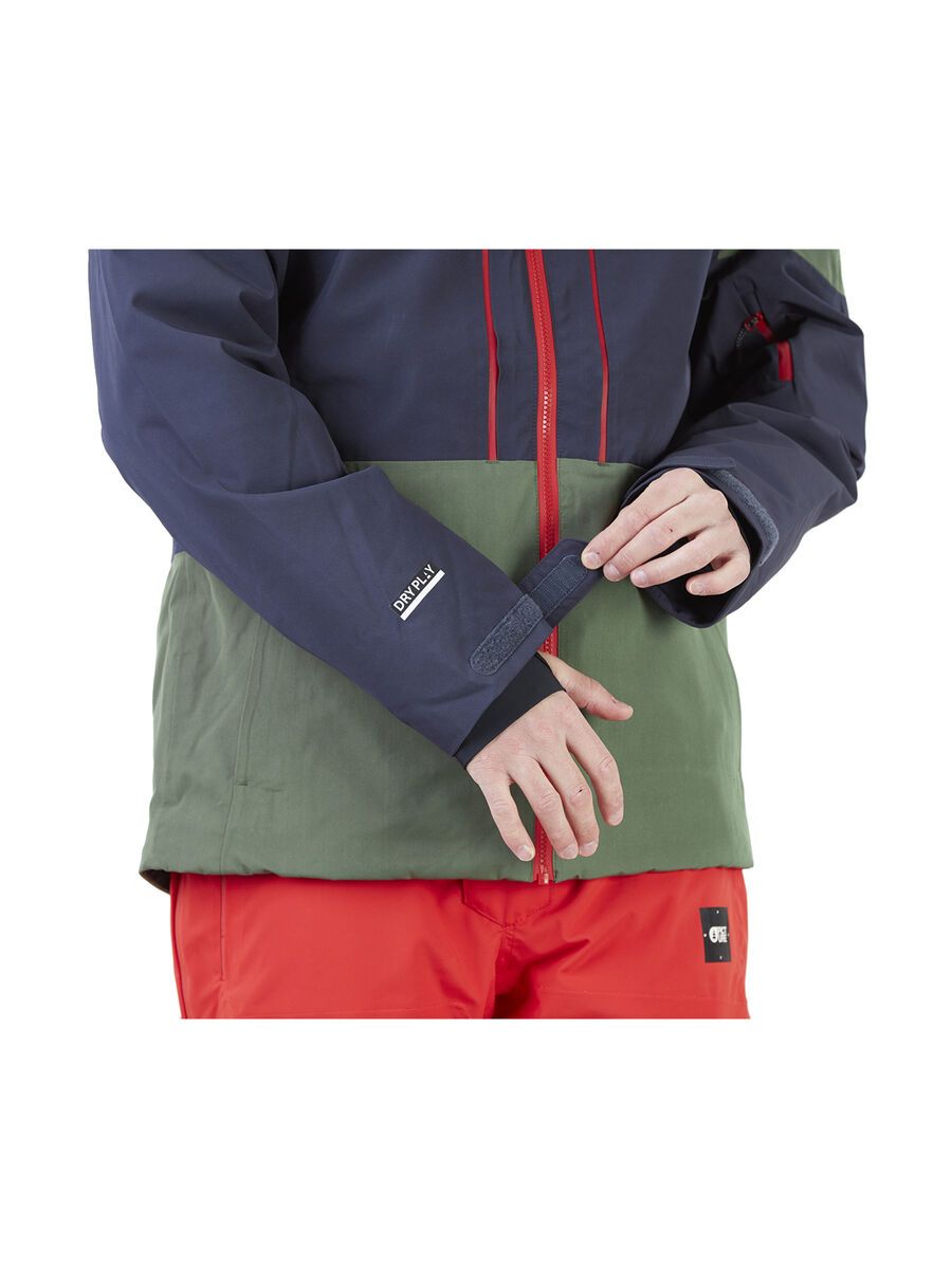 Picture Object Jacket, dark blulychen green - Bild 7