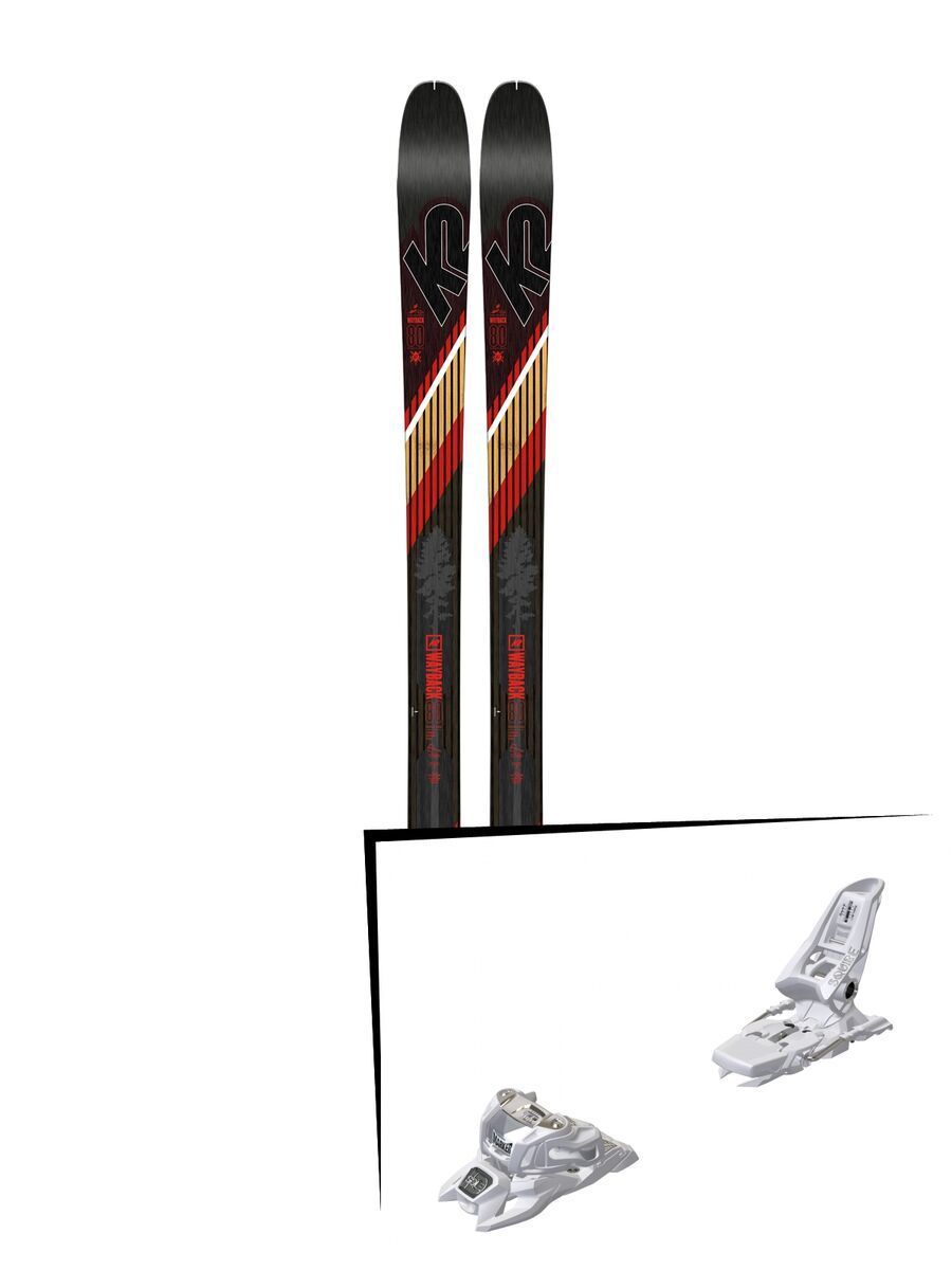 Set: K2 SKI Wayback 80 2019 + Marker Squire 11 ID white - Bild 1