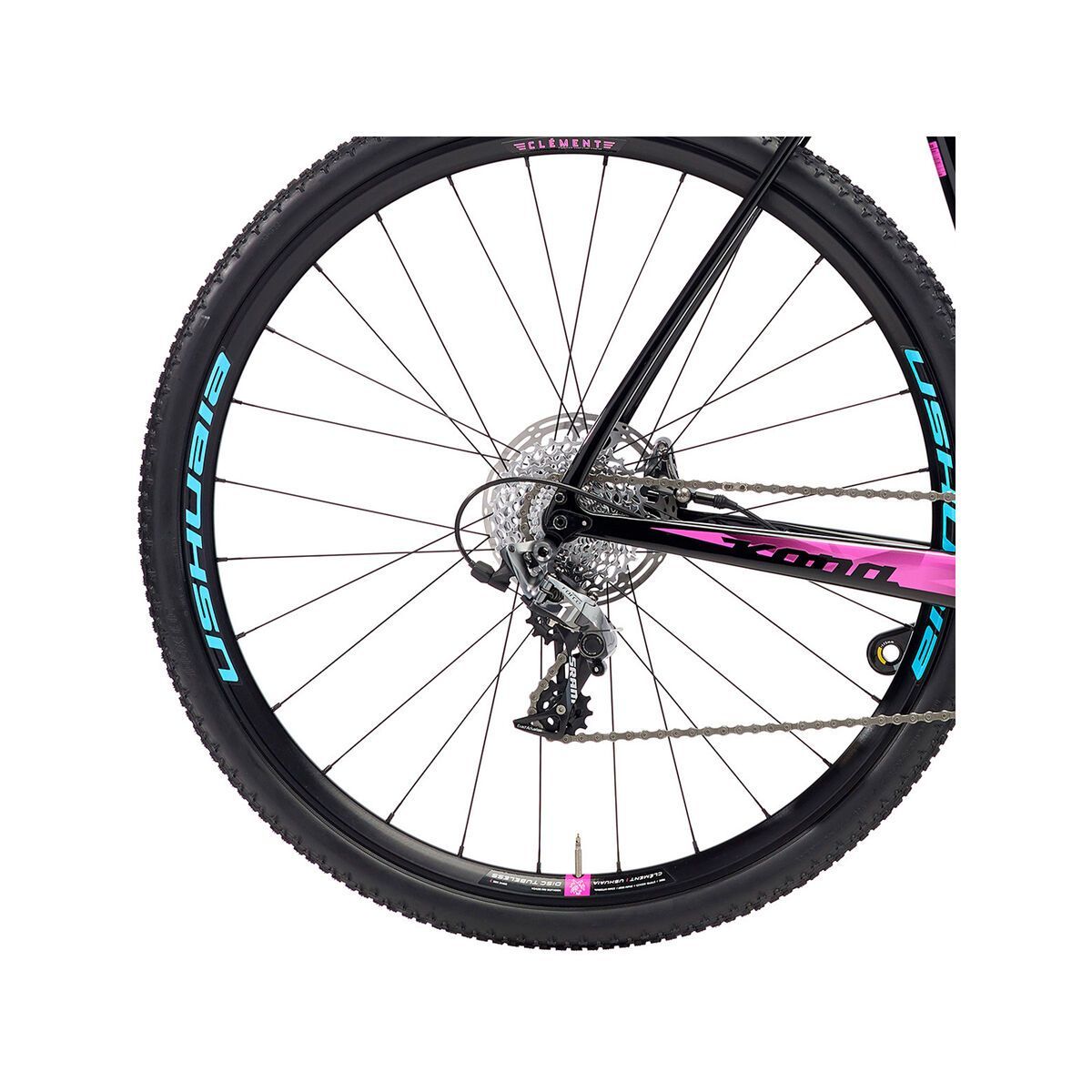 Kona Super Jake, gloss black w/ magenta & cyan decals - Bild 5