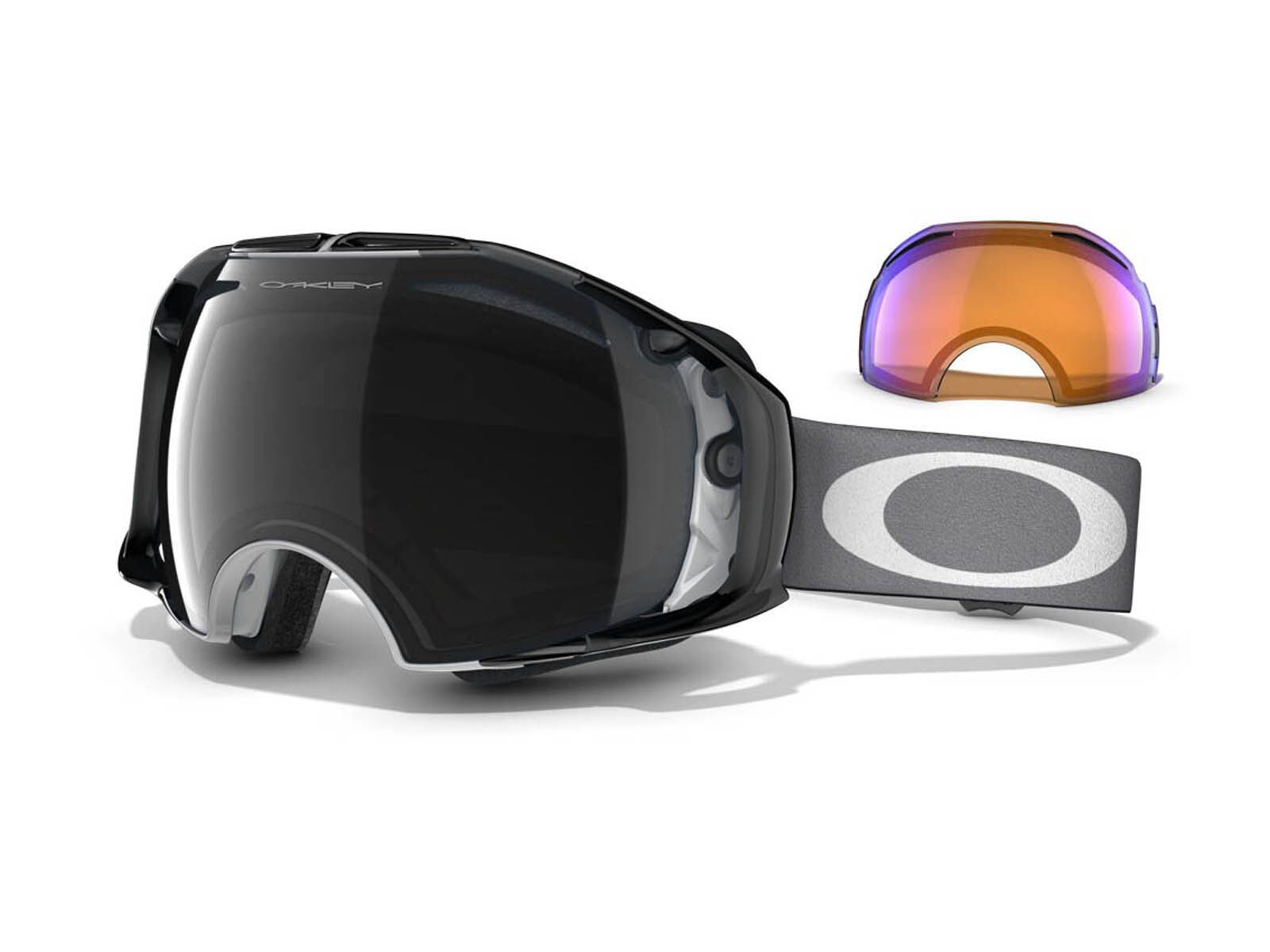 Oakley Airbrake Shaun White, Block Stripes Gunmetal/Dark Grey & H.I. Persimmon - Bild 1