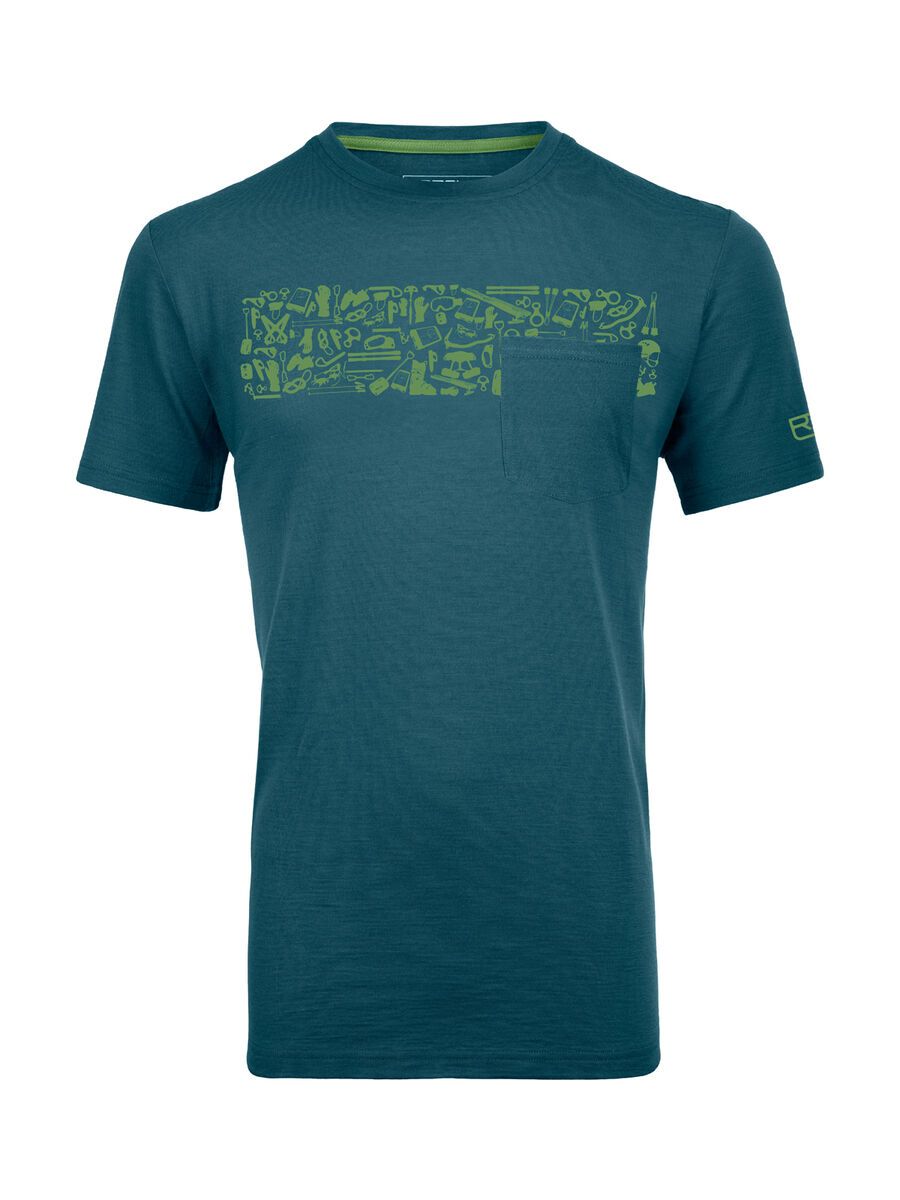 Ortovox 150 Cool Equipment T-Shirt, mid aqua - Bild 1