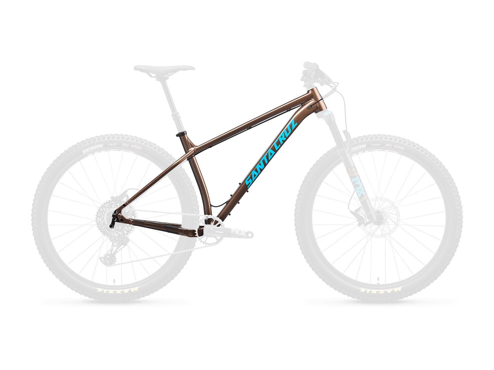 Santa Cruz Chameleon AL Frameset 27.5 Plus, beach bronze and blue - Bild 1