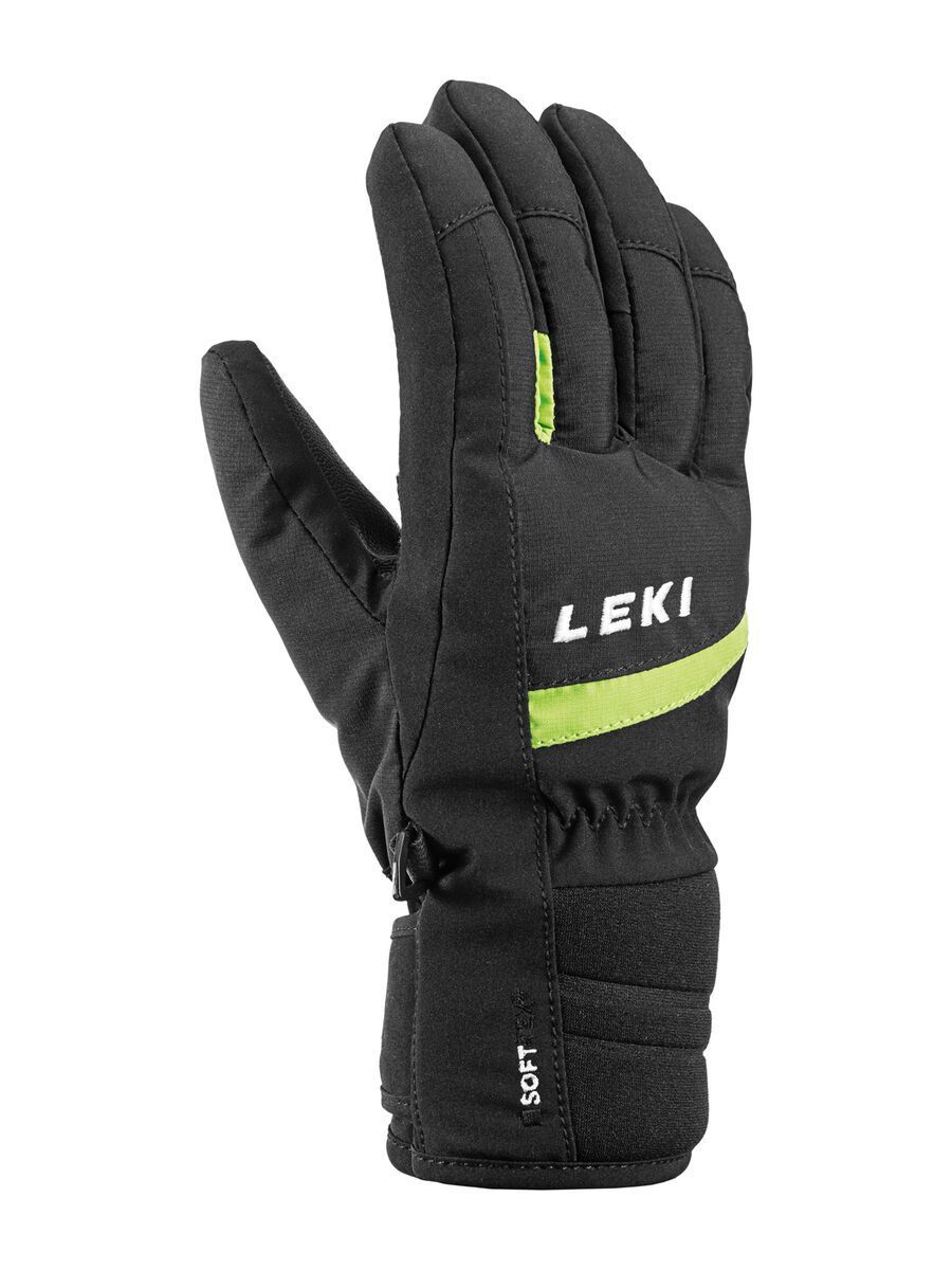 Leki Max Junior, schwarz-lime - Bild 1