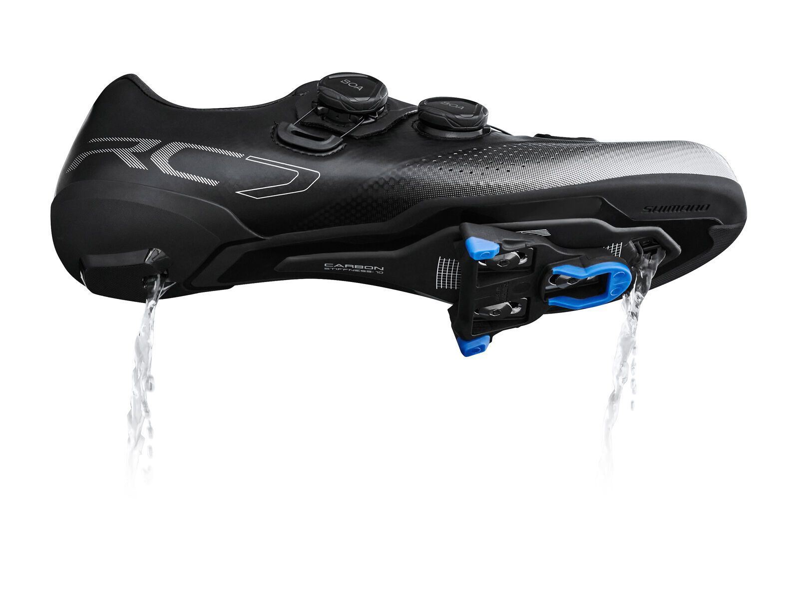 Shimano SH-RC702 Wide Road, black - Bild 7