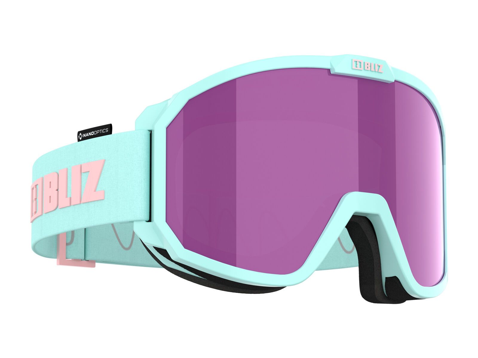 Bliz Rave JR, Brown/Pink Multi / matt mint - Bild 4