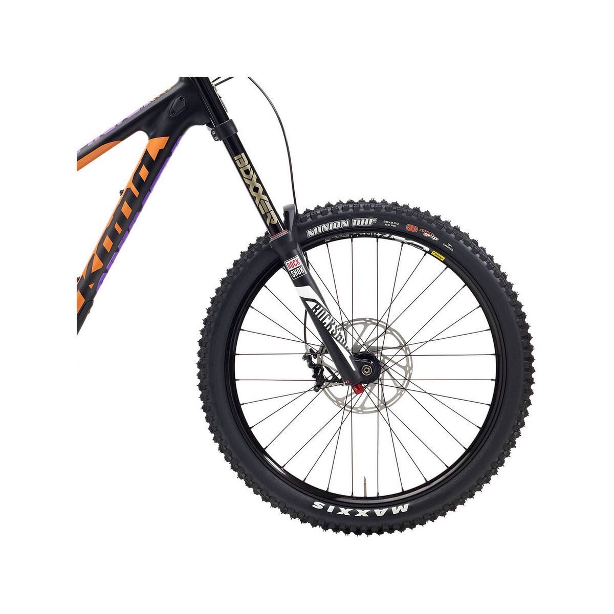 Kona Supreme Operator, Matt UD Carbon & Black w/Gloss Orange & Purple - Bild 2