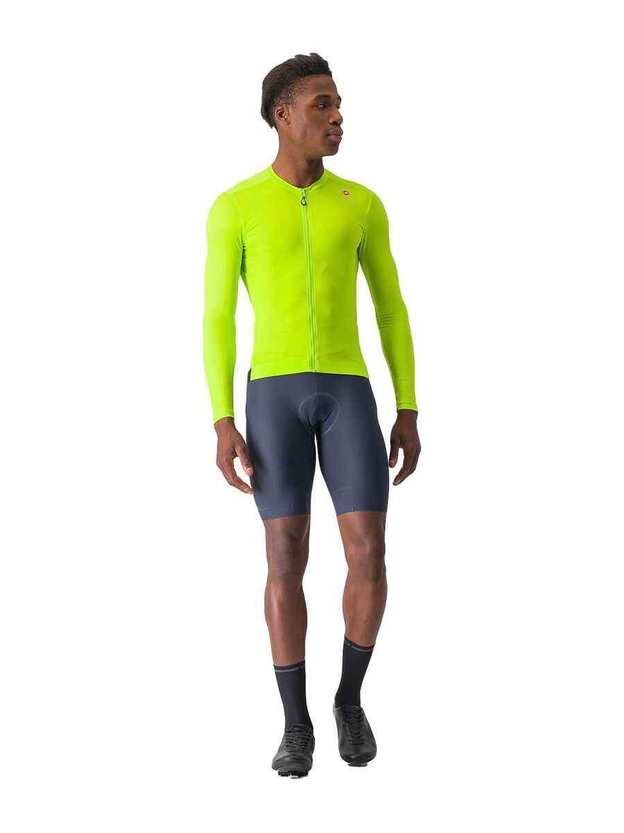 Castelli Espresso LS Jersey, electric lime/deep green - Bild 8