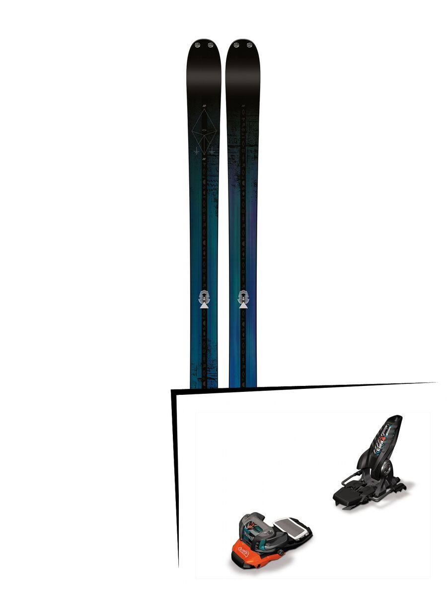 K2 SKI Set: Shreditor 92 2016 + Marker Lord S.P.14 - Bild 1