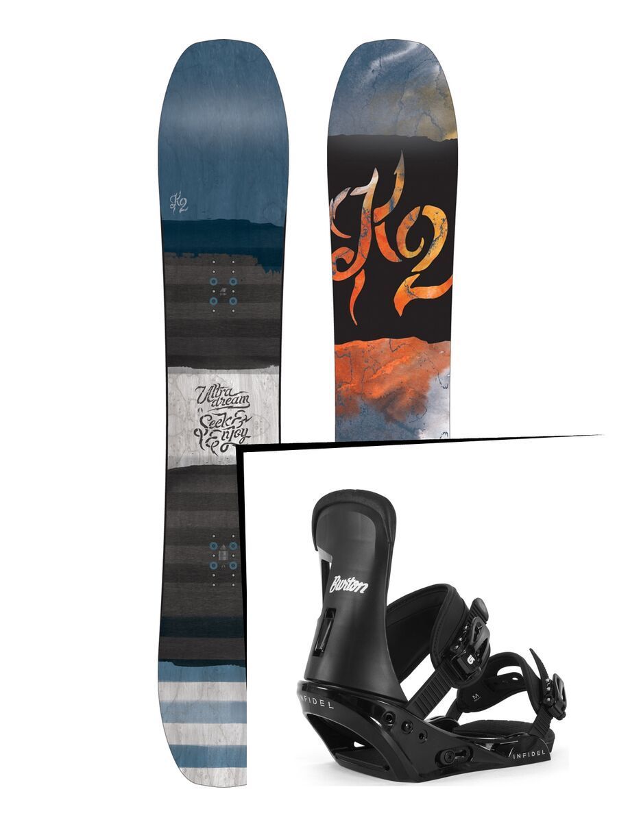 Set: K2 Ultra Dream 2017 + Burton Infidel Disc (1712816S) - Bild 1
