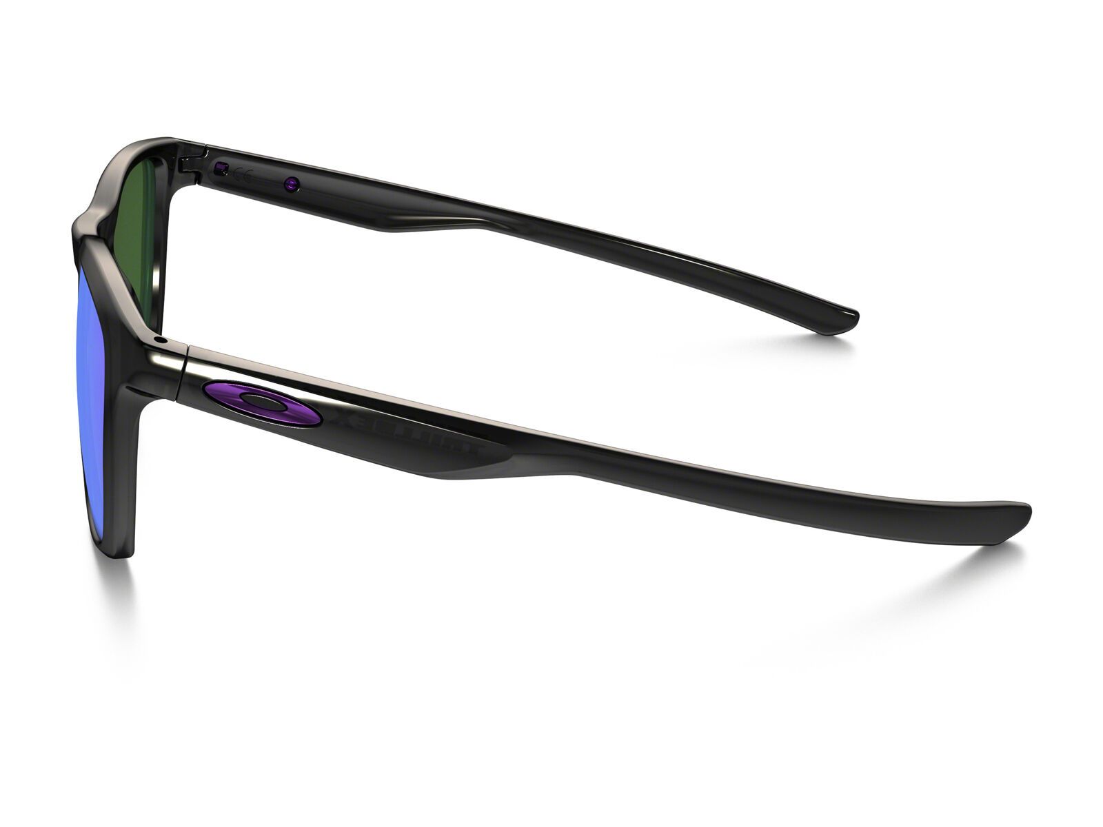 Oakley Trillbe X Polarized, matte black ink/Lens: violet iridium polarized - Bild 4
