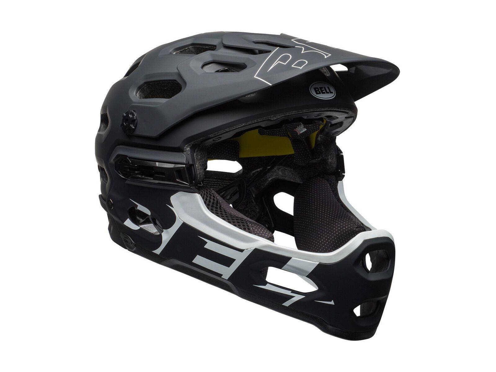 Bell Super 3R MIPS, matte black/white - Bild 3