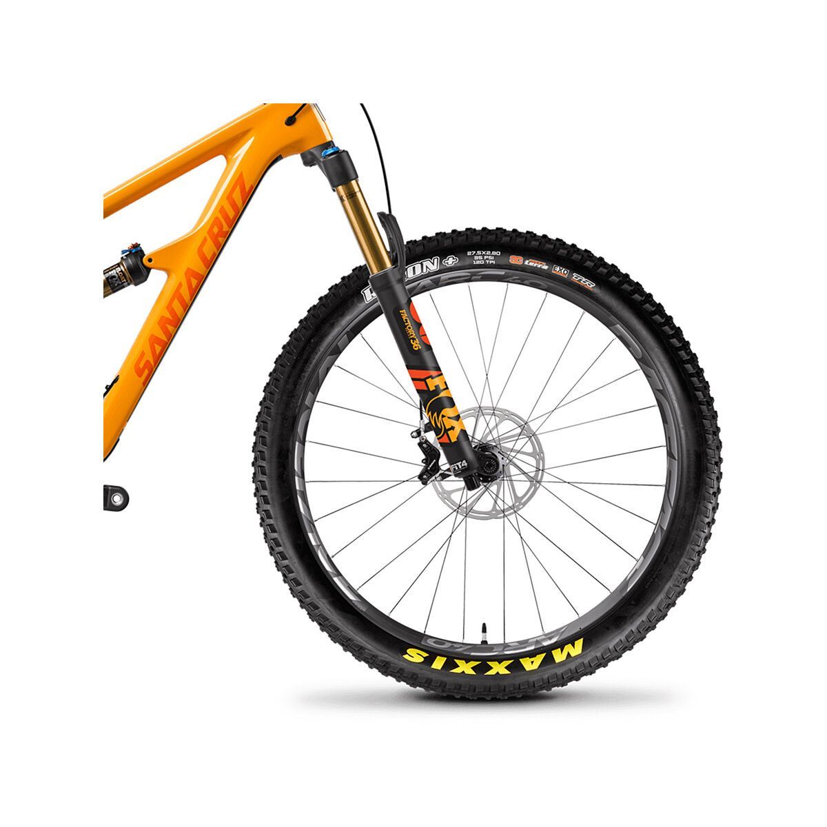Santa Cruz Hightower CC XX1 27.5 Plus, gloss mango and orange - Bild 3