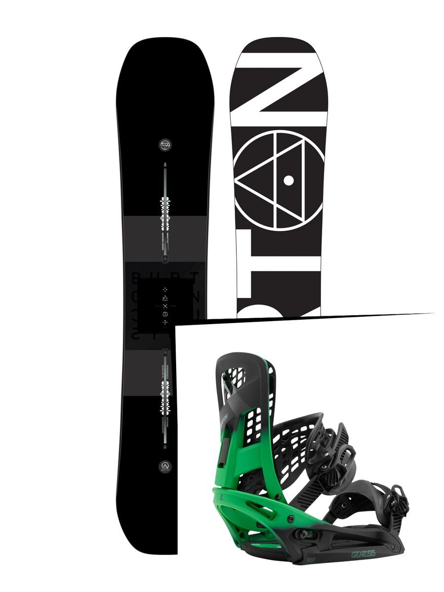 Set: Burton Custom X Flying V 2019 +  Genesis EST (1712787S) - Bild 1