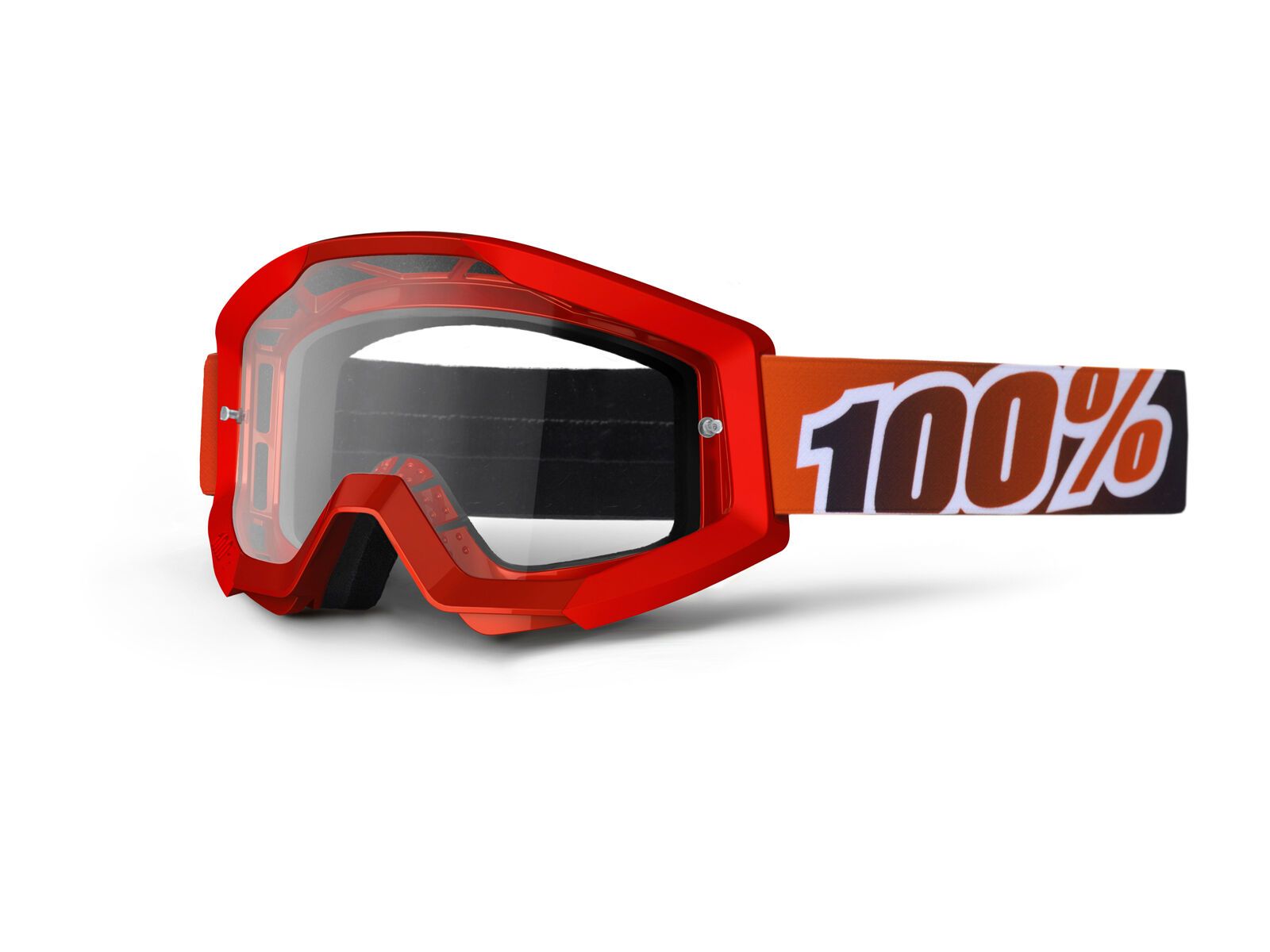 100% Strata, fire red/Lens: clear - Bild 1