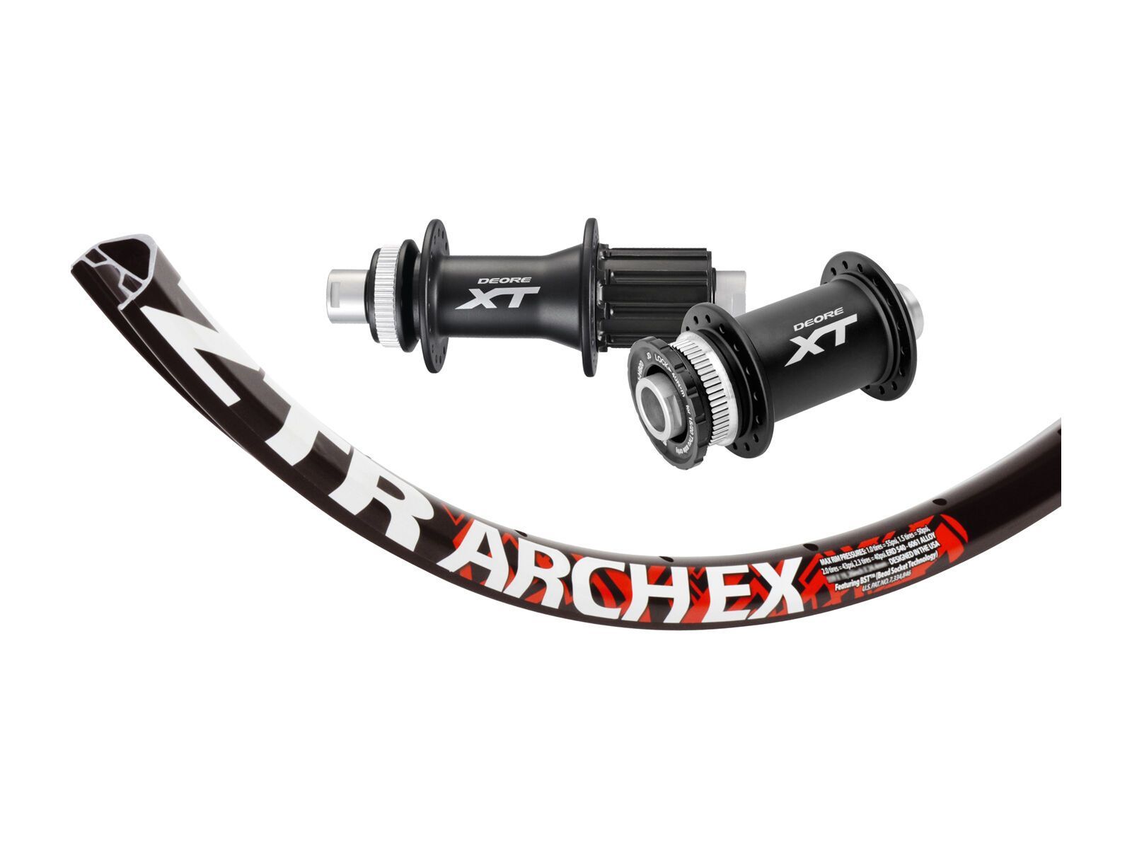 Stan's NoTubes ZTR Arch EX 29 / Shimano XT 788 Centerlock, schwarz - Bild 1