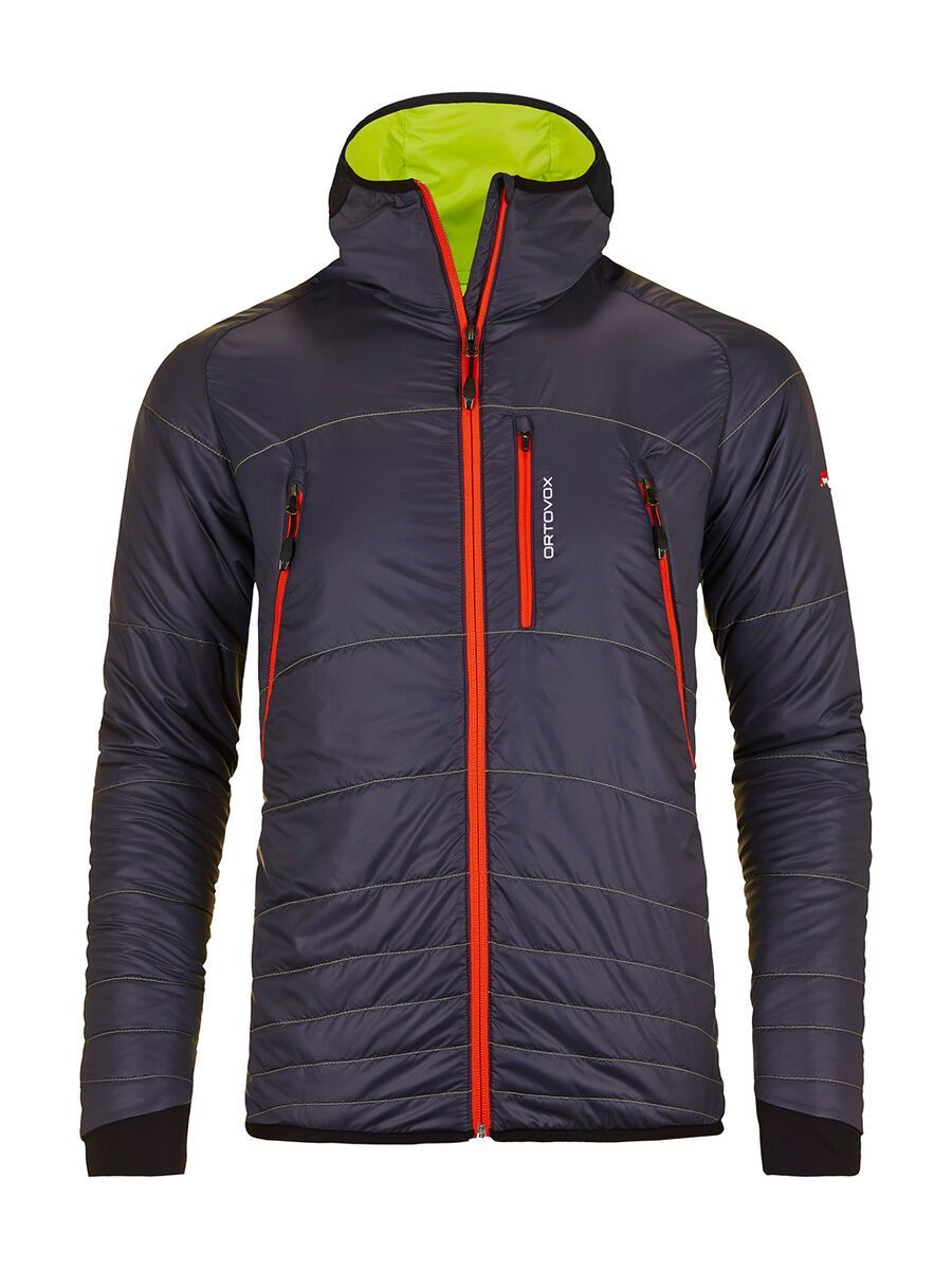 Ortovox Swisswool Light Tec Jacket Piz Boe, black steel - Bild 1
