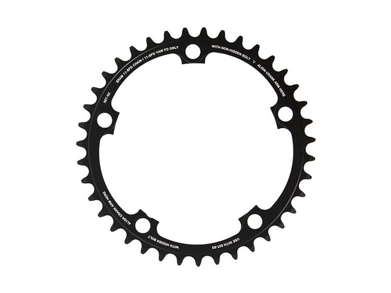 SRAM Red 22 Kettenblatt - 2x11, schwarz | BIKER-BOARDER.DE