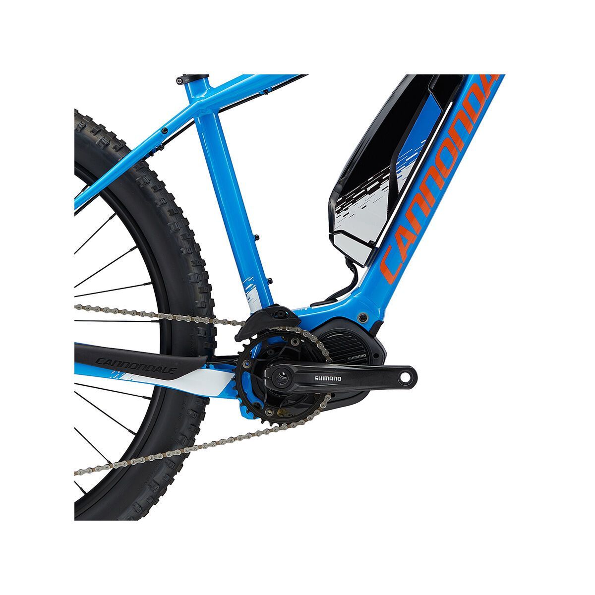 Cannondale Cujo Neo 1 Womens, azure blue w/ hazard orange, cashmere, gloss - BLU - Bild 4