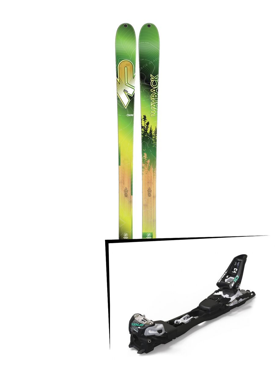 Set: K2 SKI Wayback 2017 + Marker F10 Tour (2191400S) - Bild 1