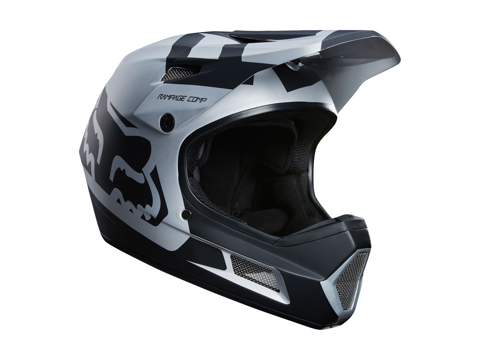 Fox Rampage Comp Helmet, black/chrome - Bild 2