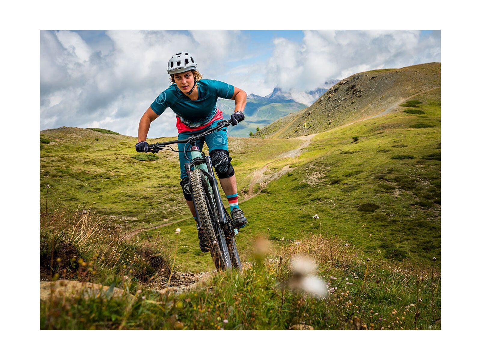 Endura Damen SingleTrack Print T-Shirt LTD, spruce green - Bild 6