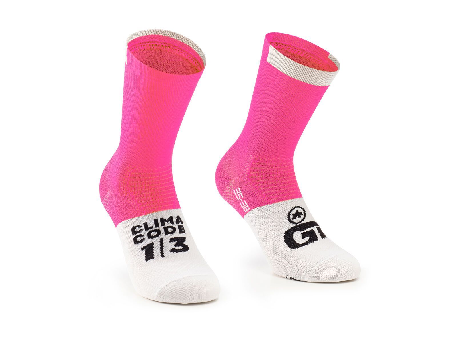 Assos GT Socks C2, fluo pink - Bild 1