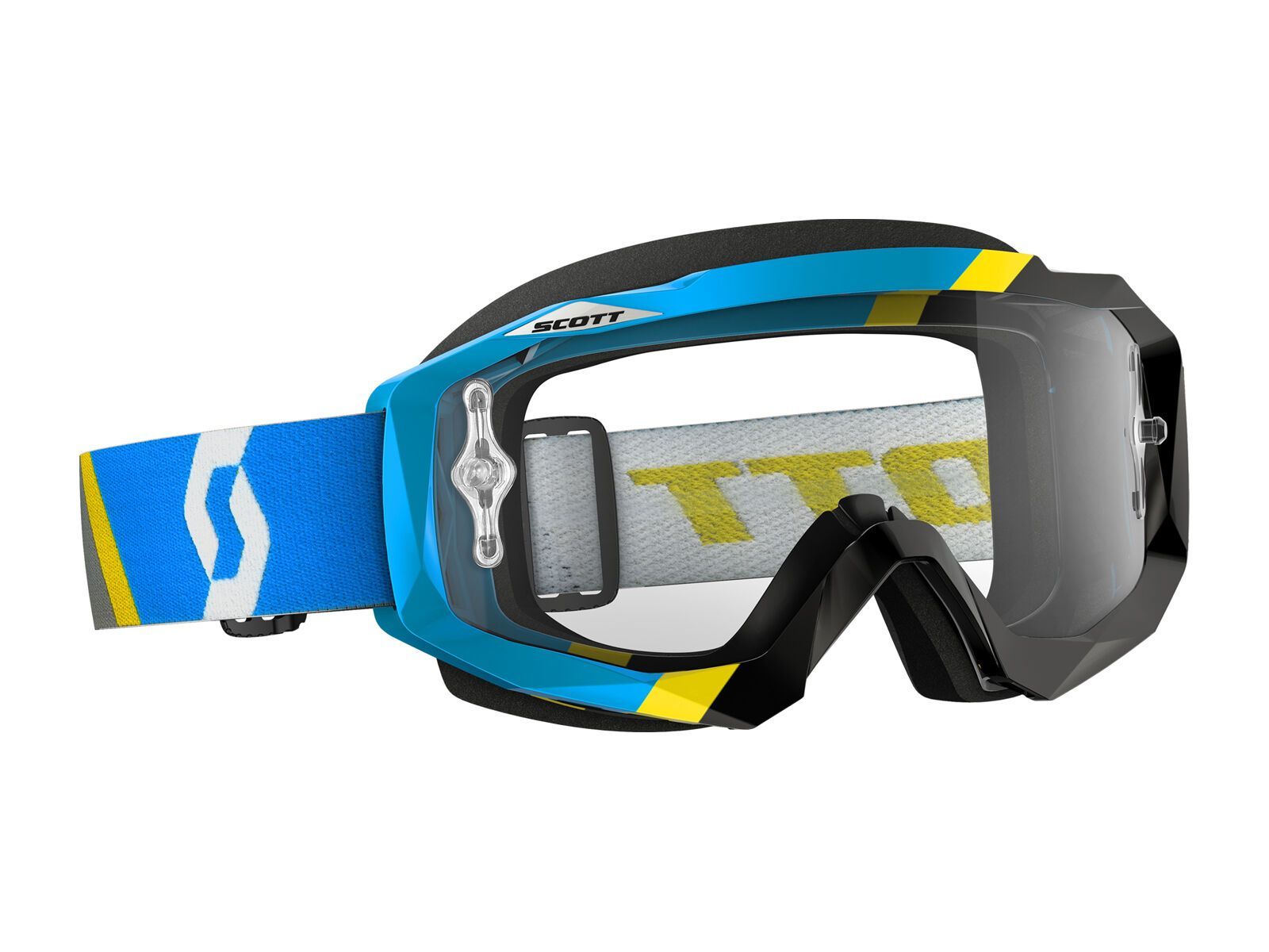 Scott Hustle MX, asymmetric blue/black clear works - Bild 1