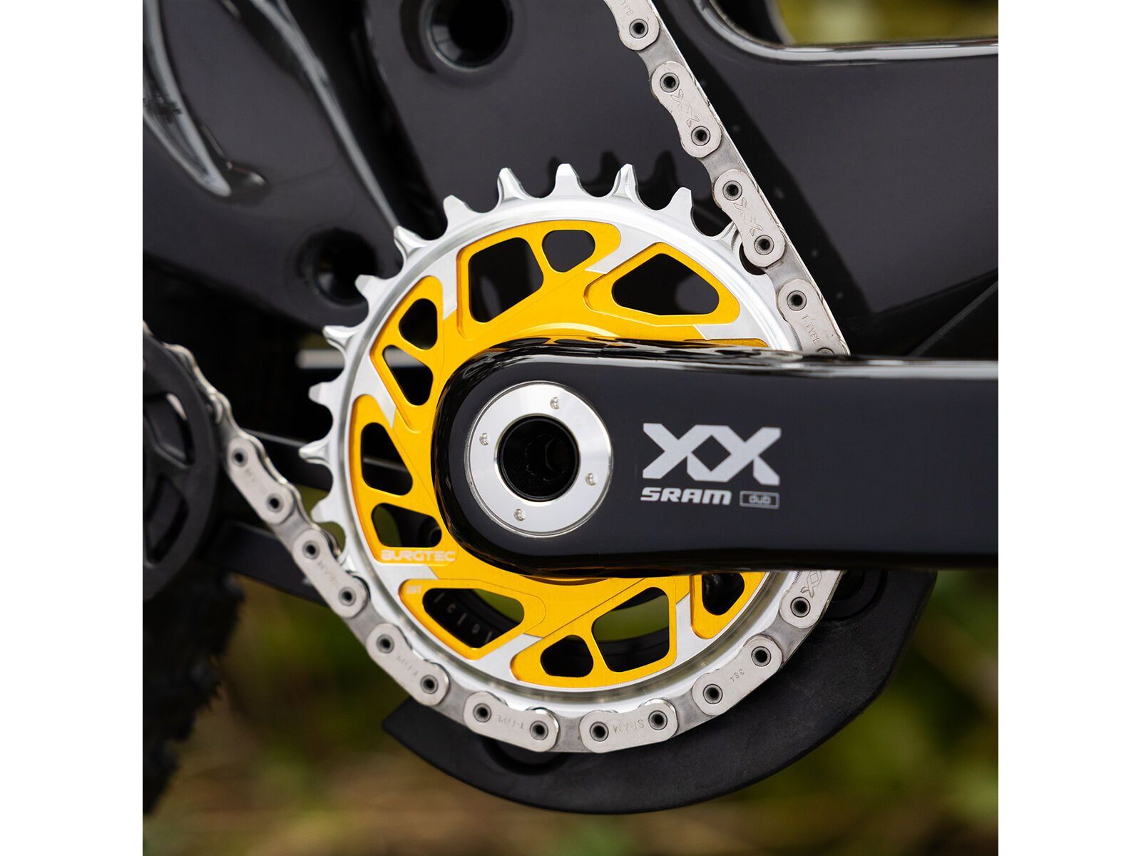 Burgtec 3 mm Offset Thick Thin Chainring SRAM 8-Bolt, bullion - Bild 17