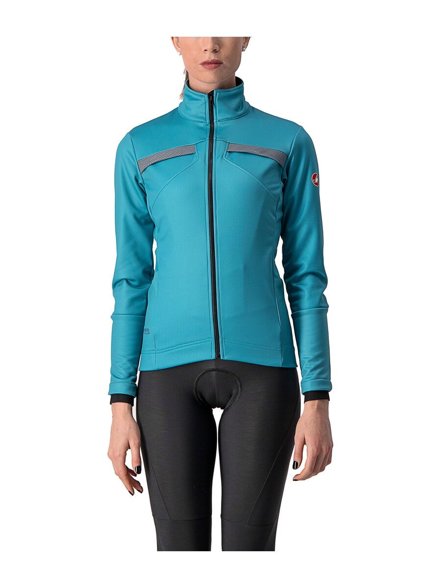 Castelli Dinamica Jacket, teal blue/silver reflex - Bild 1
