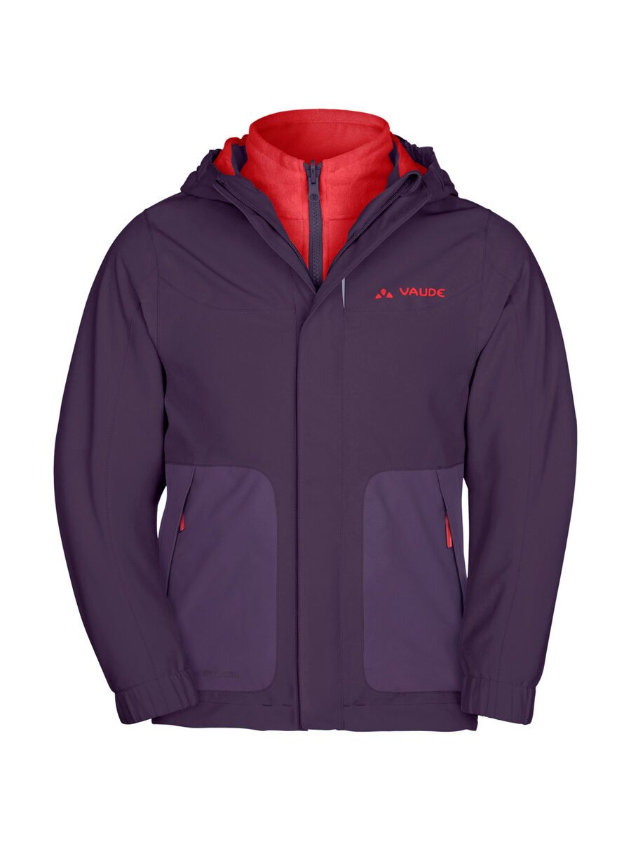 Vaude Kids Campfire 3in1 Jacket IV, elderberry - Bild 1