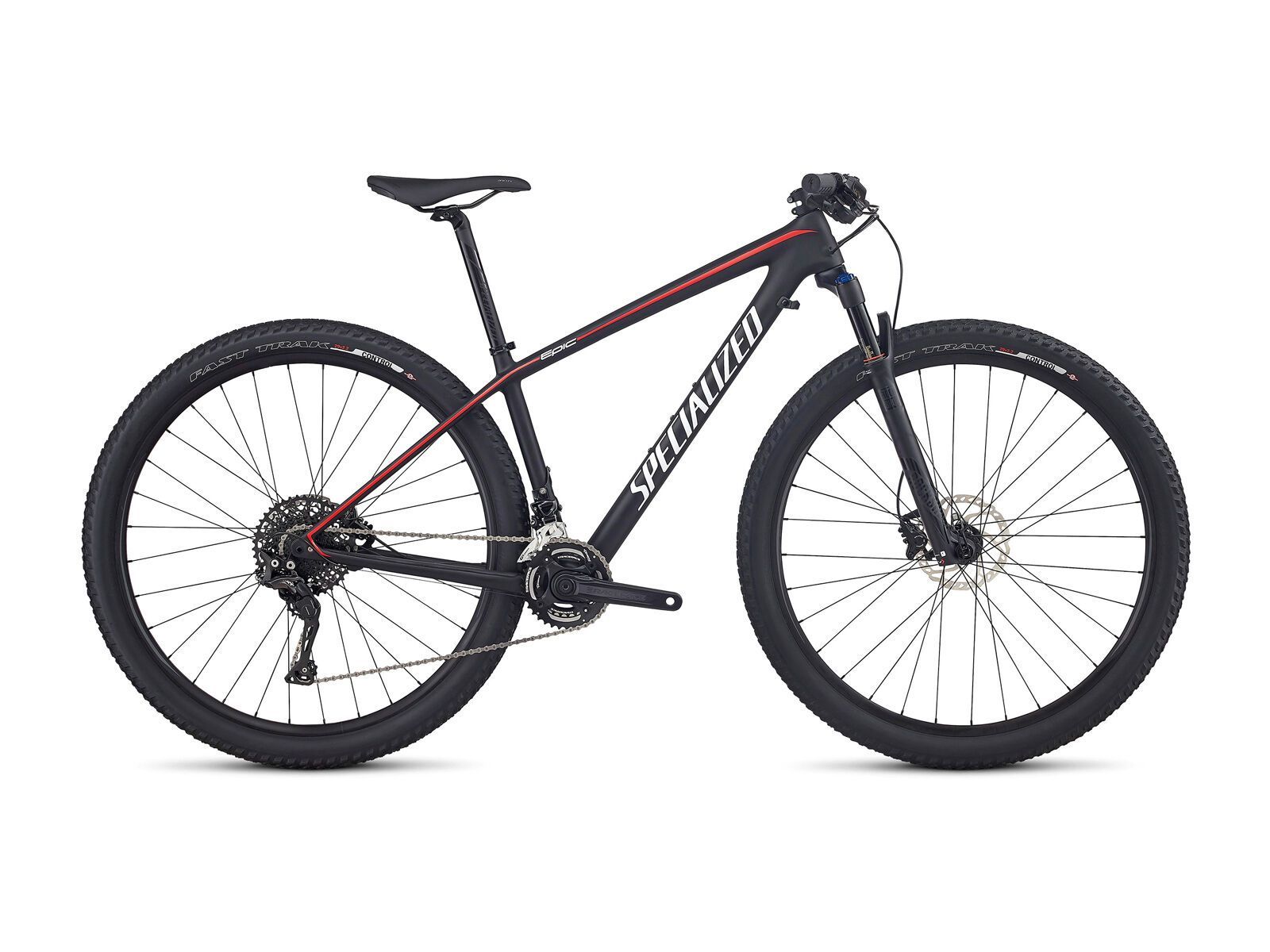 Specialized Woman's Epic HT Comp Carbon 29, tarmac black/nordic red/white metallic silver - Bild 1