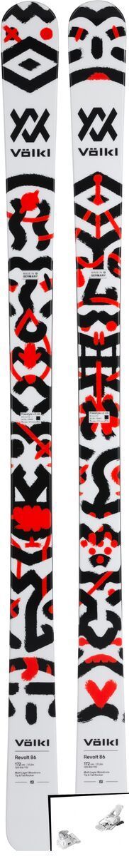 Set: Völkl Revolt 86 2019 + Tyrolia Attack² 12 GW matt white - Bild 1