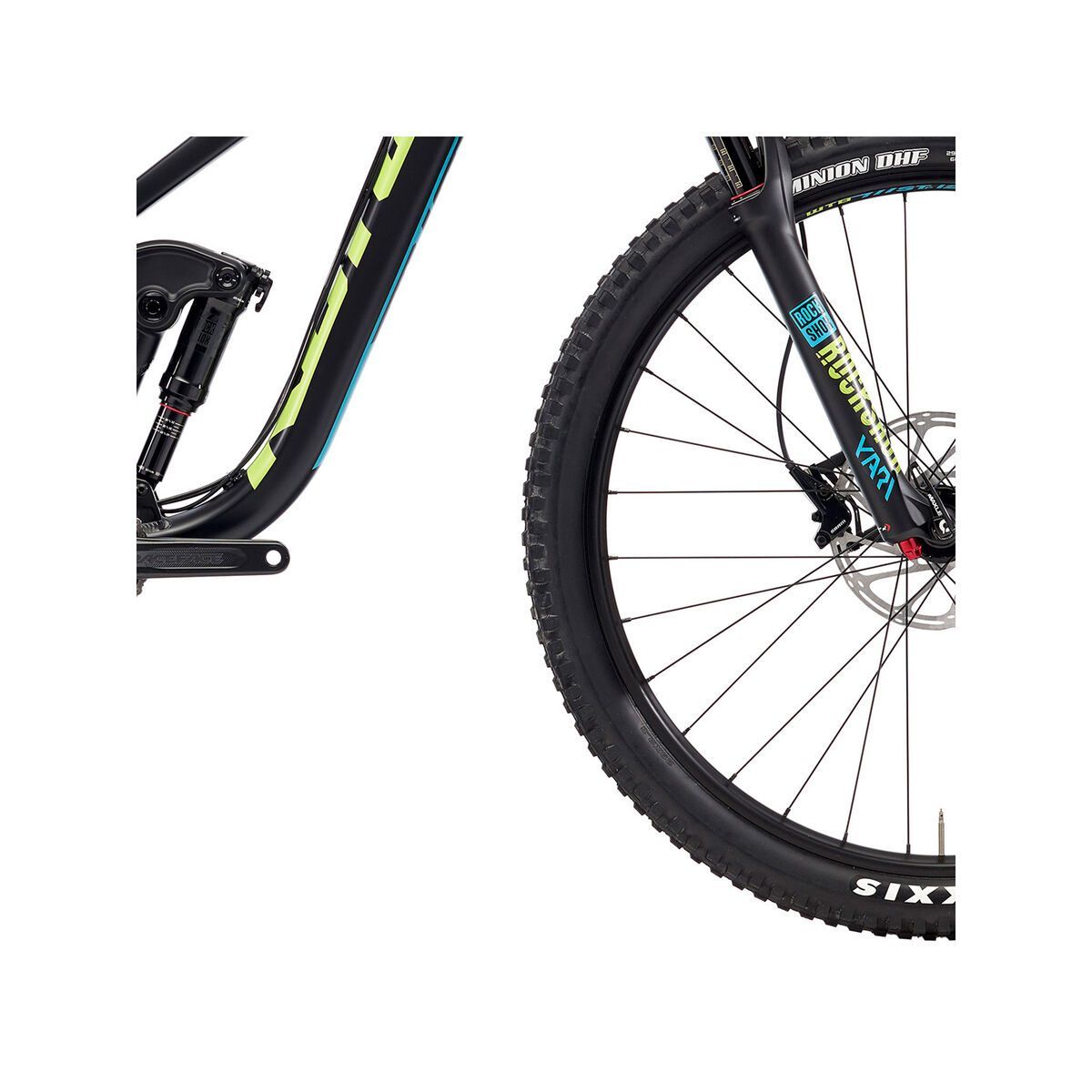 Kona Process 153 AL 29, matt black w/ aqua & green decals - Bild 4