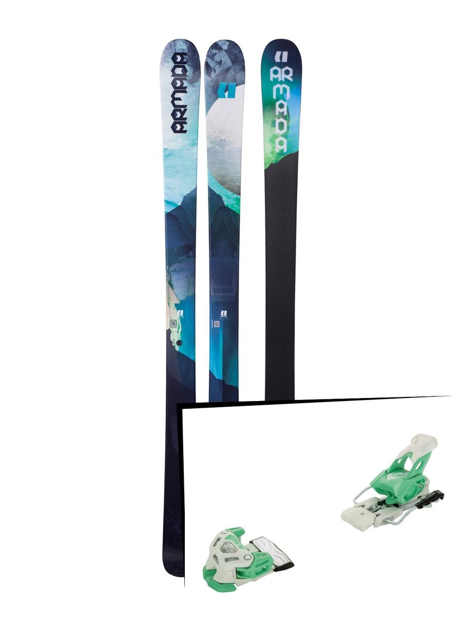 Set: Armada Victa 93 2018 + Tyrolia Attack 12 solid white mint - Bild 1