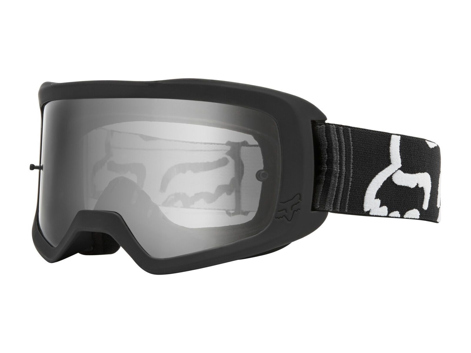 Fox Youth Main Race Goggle, black/Lens: clear - Bild 1