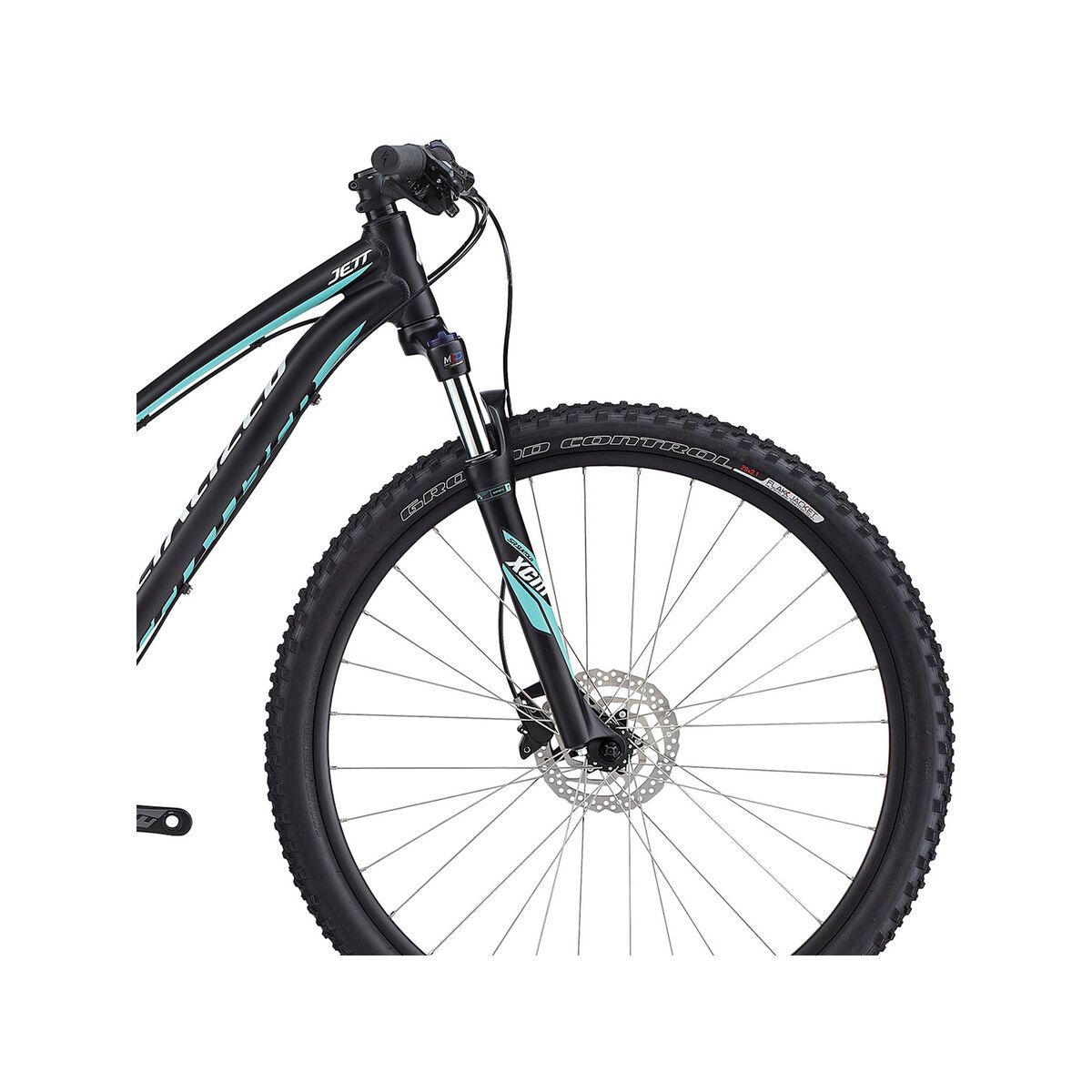 Specialized Jett Sport 29, satin tarmac black/light turquoise/metallic white silver - Bild 5