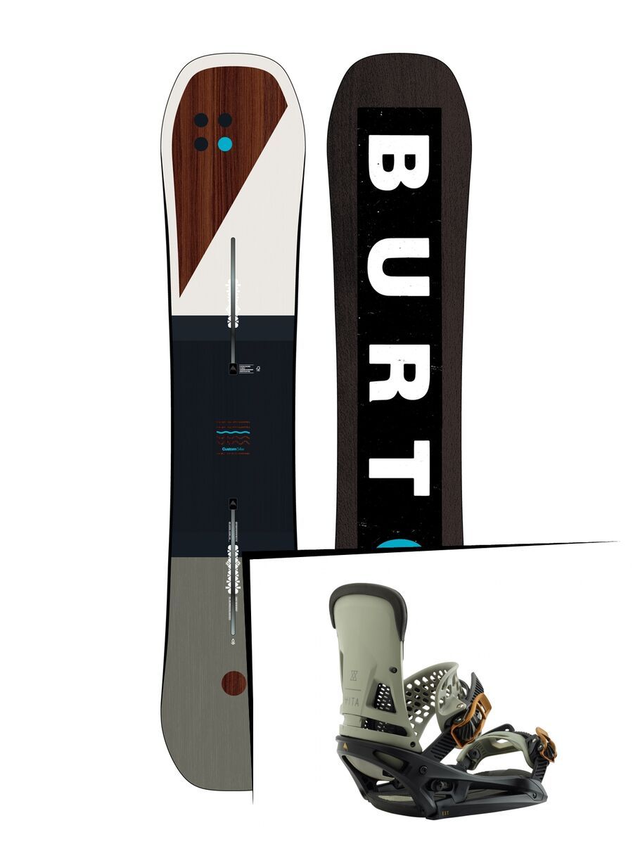 Set: Burton Custom Flying V 2019 +  Malavita EST (2218363S) - Bild 1