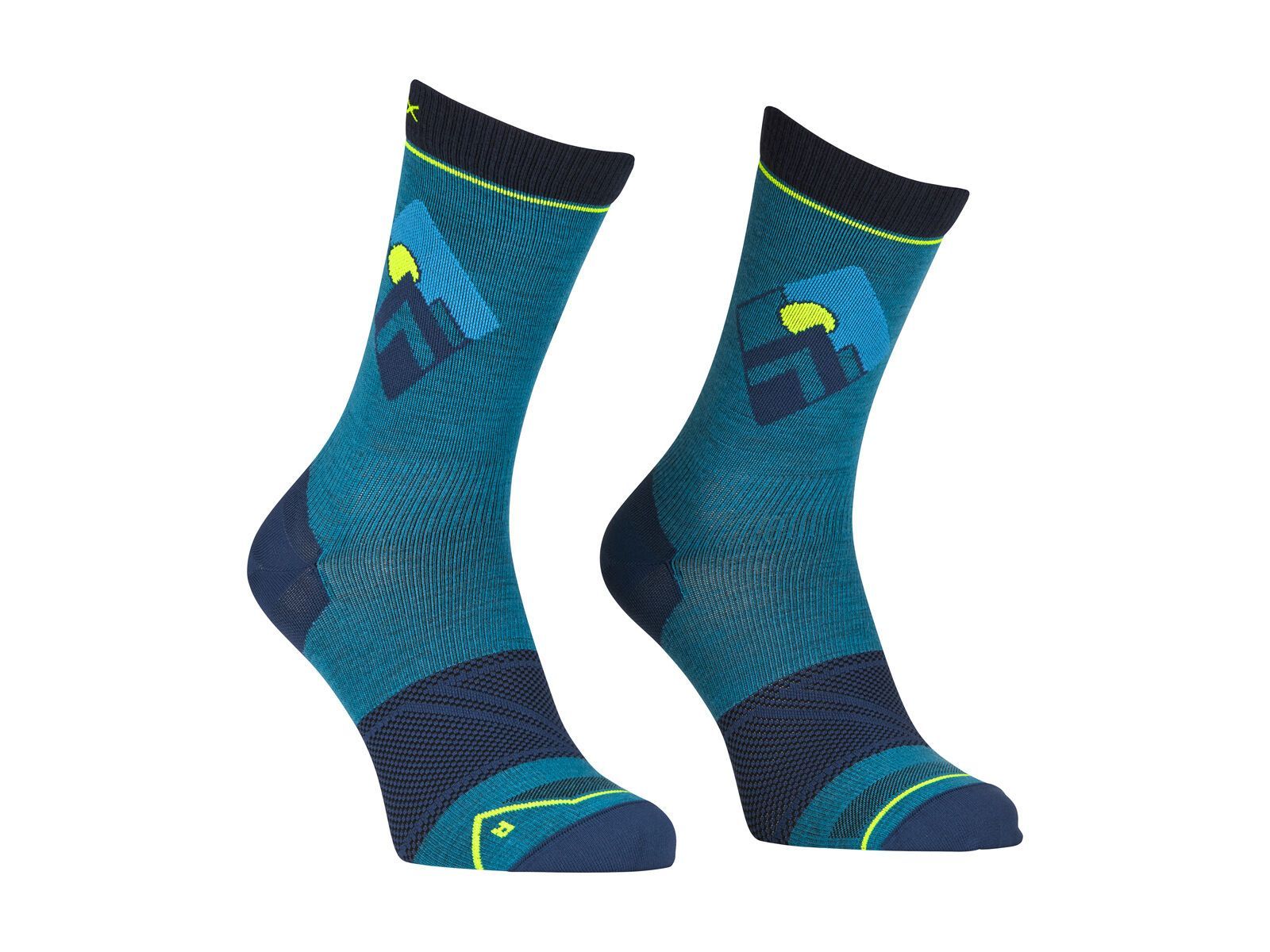 Ortovox Alpine Light Comp Mid Socks M, mountain blue - Bild 1